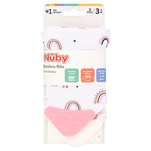 Nuby Bandana Teething Bibs thumbnail 2
