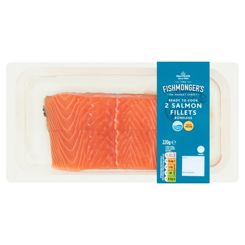 Morrisons 2 Salmon Fillets 220g thumbnail 2