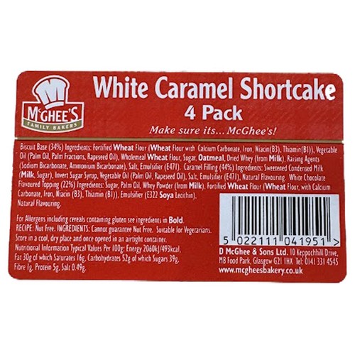 McGhee's White Caramel Shortcake  thumbnail 2