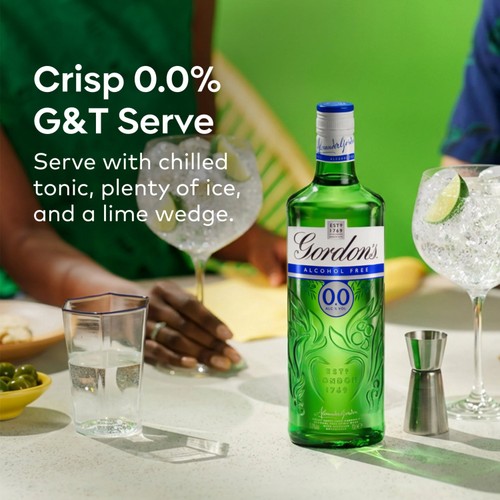 Gordon's Alcohol Free Spirit with Distilled Botanicals 0% vol  thumbnail 2