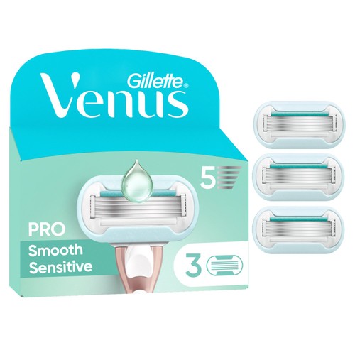 Gillette Venus Extra Smooth Sensitive Blades 3 Blades