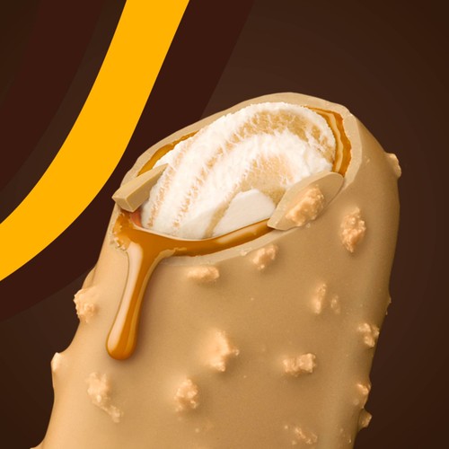 Magnum Double Gold Caramel Billionaire Ice Cream Sticks 3 x 85ml thumbnail 2