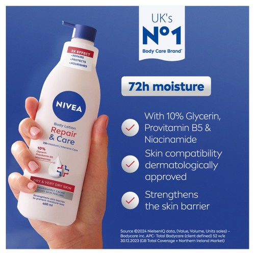 NIVEA Repair and Care Body Lotion for Very Dry Skin thumbnail 5