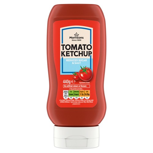 Morrisons Reduced Salt & Sugar Tomato Ketchup 440g