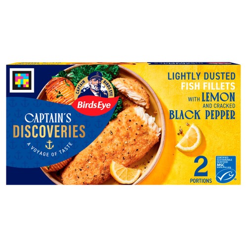 Birds Eye Captain's Discoveries 2 Lightly Dusted Fish Fillets 280g