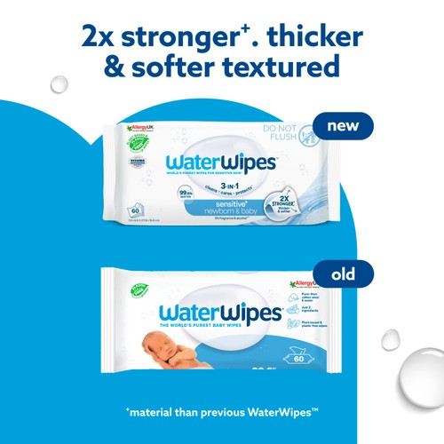 WaterWipes Original Baby Wipes 60 wipes thumbnail 4
