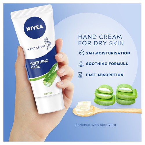 NIVEA Soothing Care Aloe Vera Hand Cream thumbnail 2