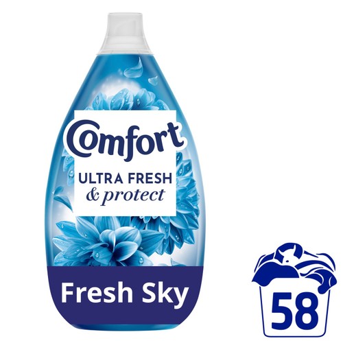 Comfort Ultra Fresh & Protect Fresh Sky Fabric Conditioner 58 Washes