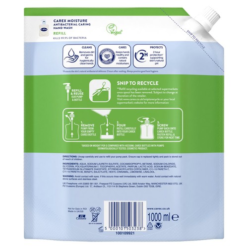 Carex Moisture Handwash Refill Pack  thumbnail 2