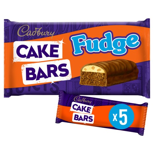 Cadbury Cake Bars Fudge