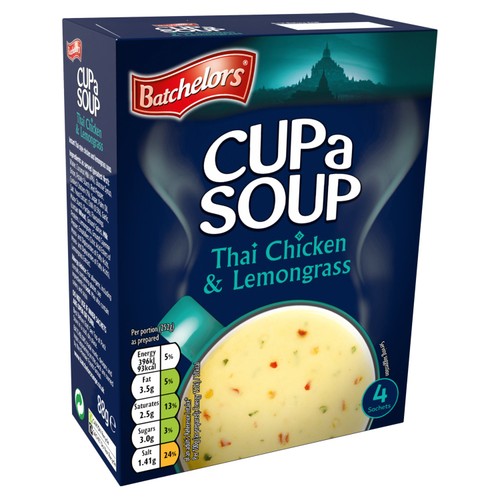 Batchelors Cup A Soup Chicken & Lemongrass 4 Pack  thumbnail 2