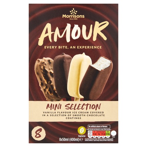 Morrisons Mini Selection Amour Ice Cream Sticks