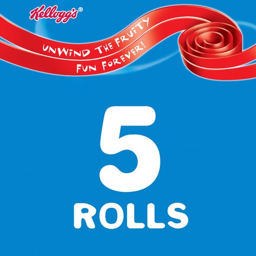 Kelloggs Fruit Winders Rolls Strawberry 5 Pack thumbnail 2