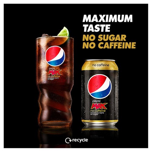 Pepsi Max No Caffeine No Sugar Cola Bottle thumbnail 2