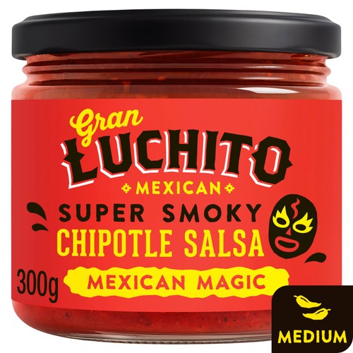 Gran Luchito Mexican Super Smoky Chipotle Salsa 300g