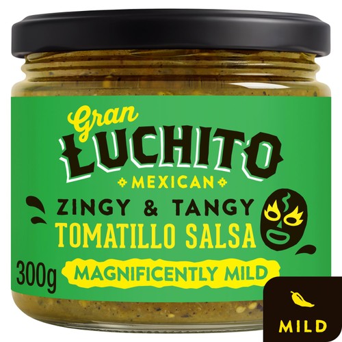 Gran Luchito Mexican Zingy & Tangy Tomatillo Salsa 300g