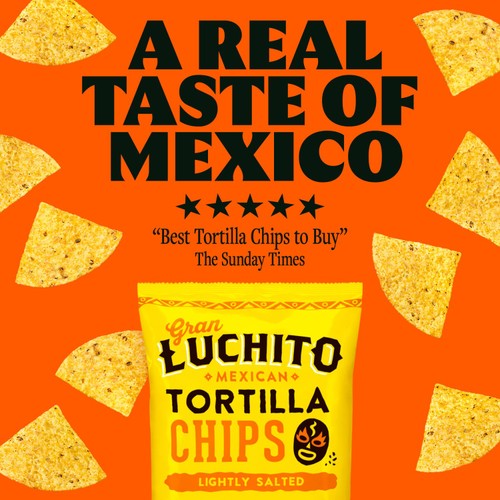 Gran Luchito Lightly Salted Tortilla Chips 170g thumbnail 2