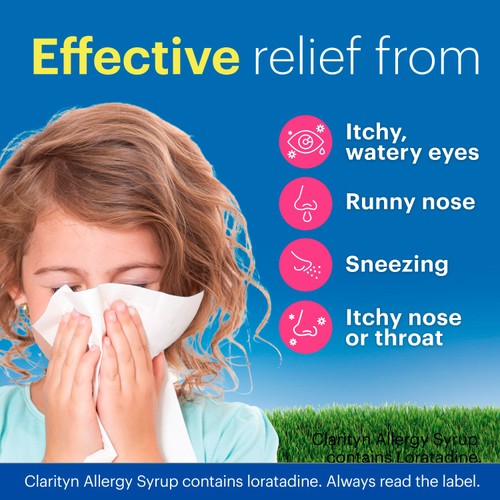 Clarityn Allergy 1mg/ml Syrup Mixed Berries Flavour thumbnail 3