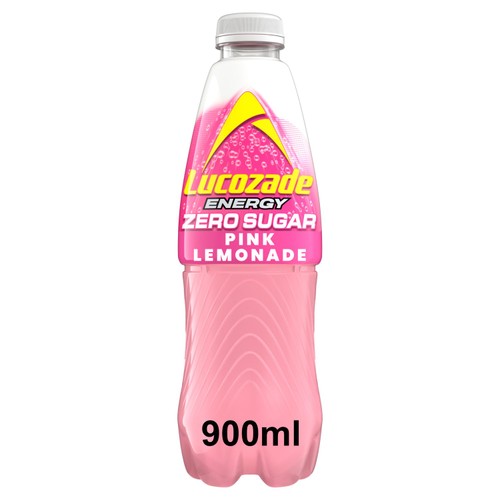 Lucozade Zero Sugar Drink Pink Lemonade 