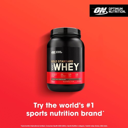Optimum Nutrition Gold Standard 100% Whey Double Rich Chocolate thumbnail 4