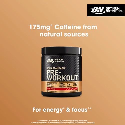 Optimum Nutrition Gold Standard Pre-Workout Fruit Punch thumbnail 4