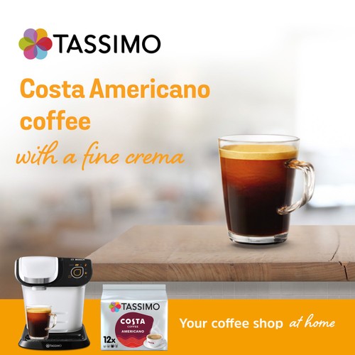 Tassimo Costa Americano Coffee Pods x12 thumbnail 2