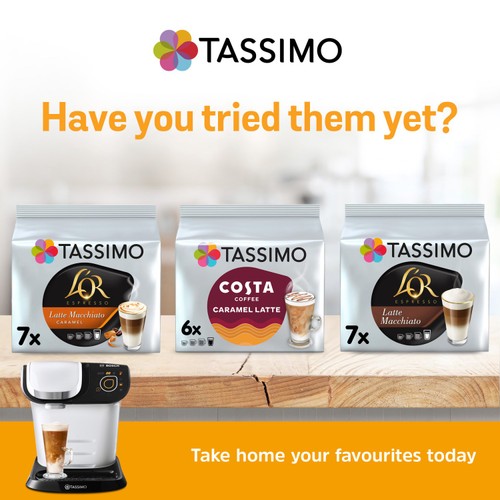 Tassimo Costa Latte Coffee Pods x6 thumbnail 5