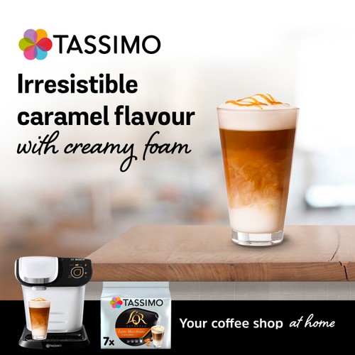 Tassimo L'OR Caramel Latte Macchiato Coffee Pods x7 thumbnail 2