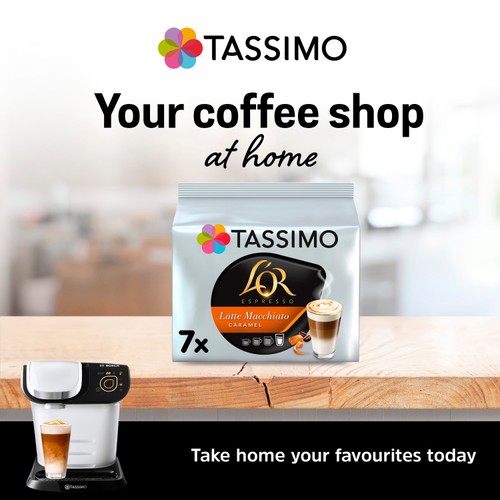 Tassimo L'OR Caramel Latte Macchiato Coffee Pods x7 thumbnail 3
