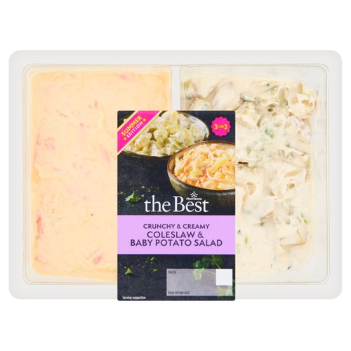 Morrisons The Best Charlotte Potato Salad & Coleslaw 450g