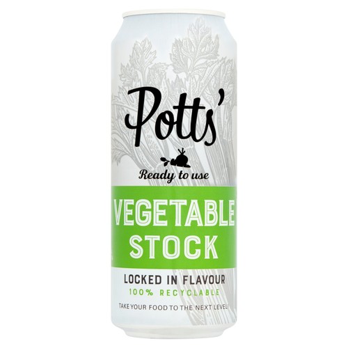 Potts Vegetable Stock Can 