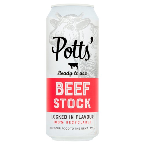 Potts' Beef Stock Can 