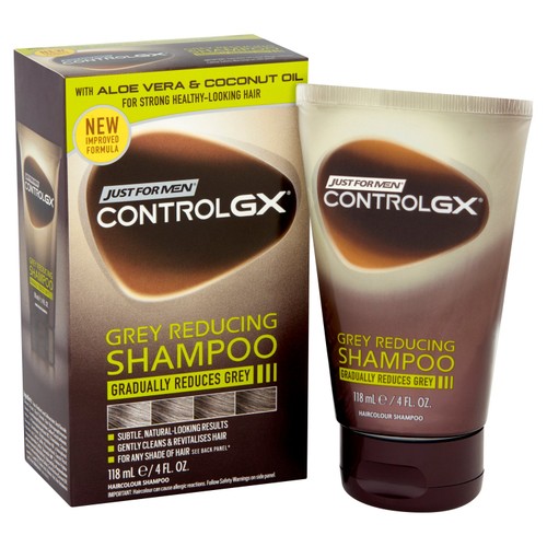 Just For Men Control Gx Grey Reducing Shampoo With Aloe Vera thumbnail 2
