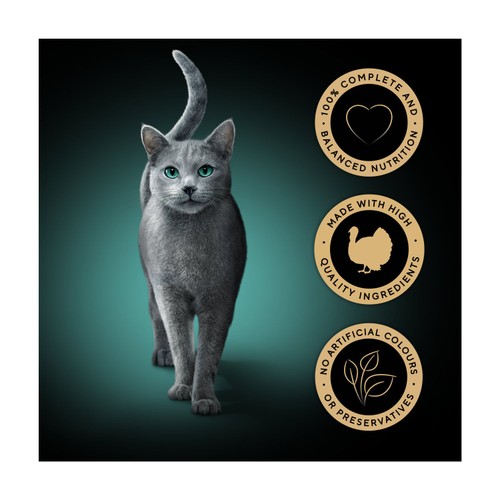 Sheba Perfect Portions Adult Wet Cat Food Trays Turkey in Gravy thumbnail 5