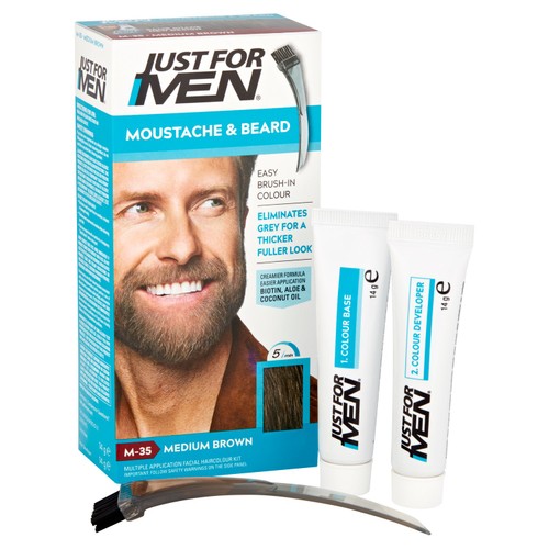 Just For Men Beard & Moustache Medium Brown thumbnail 2