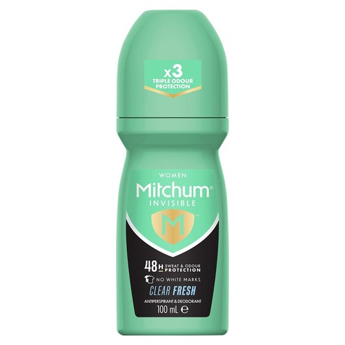 Mitchum Clear Fresh Invisible Roll On 