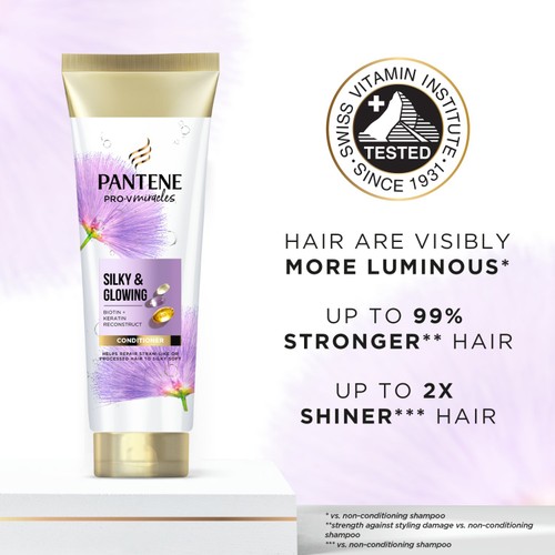 Pantene Miracles Silky & Glowing Conditioner  thumbnail 4