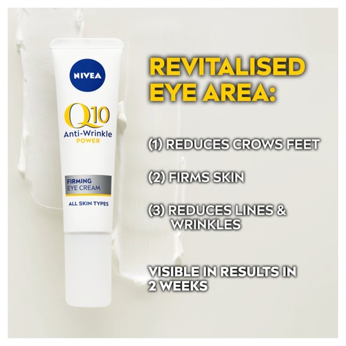 NIVEA Q10 Power Antiwrinkle + Firming Eye Cream thumbnail 2