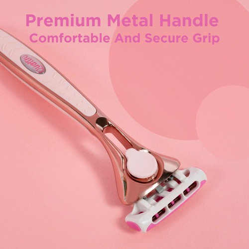 Wilkinson Sword Quattro For Women Rose Gold 1 Razor + 4 Blades thumbnail 2