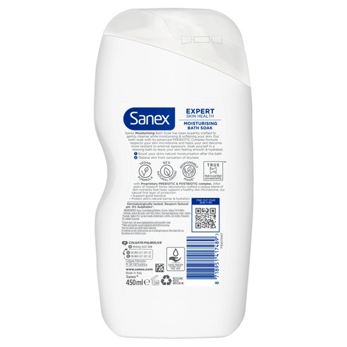 Sanex Expert Skin Health Moisturising Bath Soak thumbnail 2