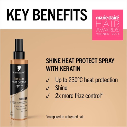Schwarzkopf Keratin Heat Spray thumbnail 3