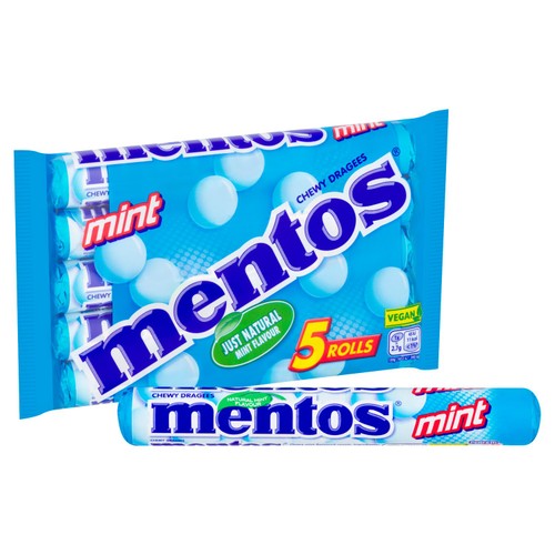 Mentos Chewy Dragees Mint Rolls