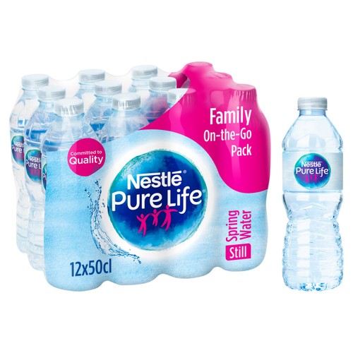 Nestle Pure Life Still Spring Water 12 x 500ml thumbnail 2