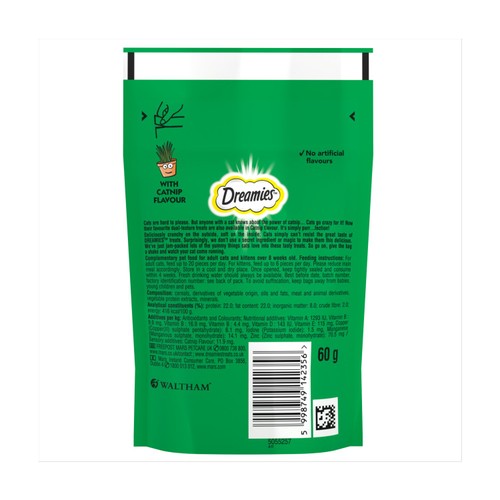 Dreamies Cat Treat Biscuits with Catnip thumbnail 2