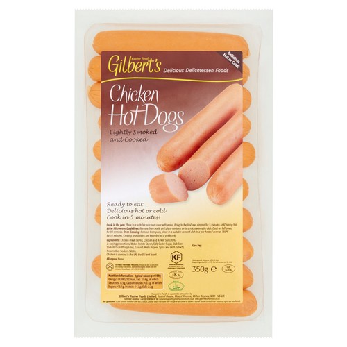 Gilbert's Chicken Hot Dogs