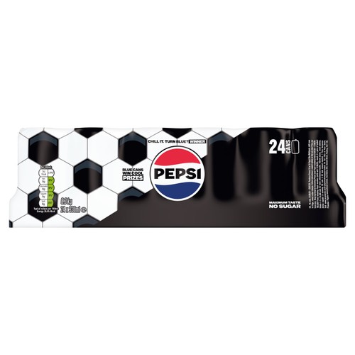 Pepsi Max No Sugar Cola Cans 24 x 330ml