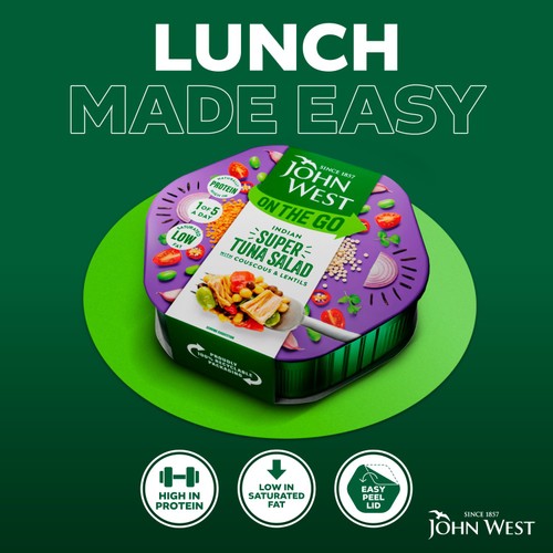 John West On The Go Indian Super Tuna Salad (220g) thumbnail 2