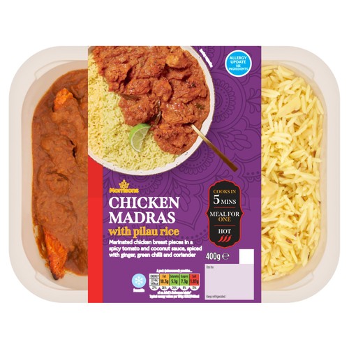 Morrisons Chicken Madras & Rice thumbnail 2
