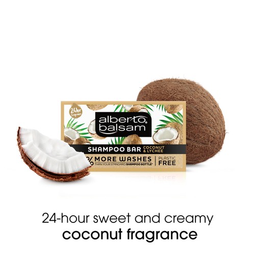 Alberto Balsam Coconut & Lychee Shampoo Bar thumbnail 2