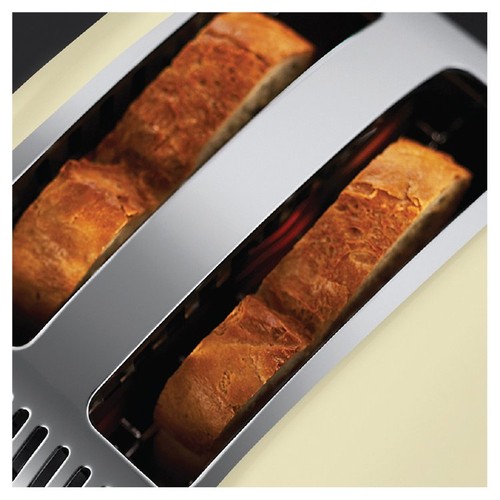 Russell Hobbs Stainless Steel 2 Slice Toaster Cream thumbnail 3